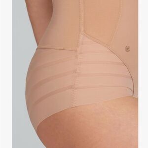Honeylove Queen Brief NWT Sand 1X Ultra High Waist Tummy Control $69